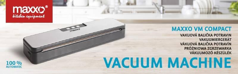 Svářečka folií Maxxo VM Compact černá nerez