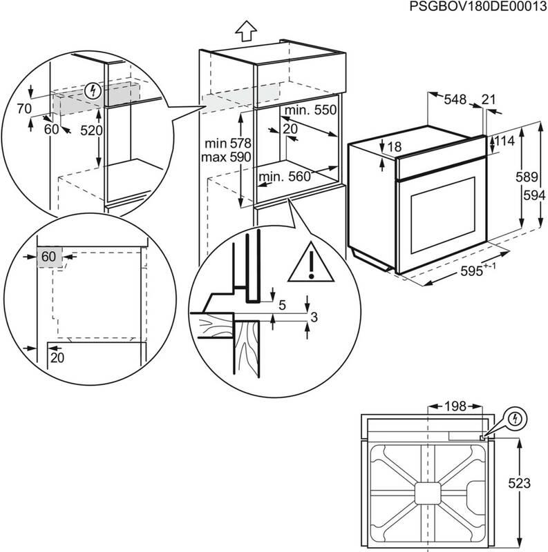 Trouba Zanussi ZOB65802XU nerez, Trouba, Zanussi, ZOB65802XU, nerez