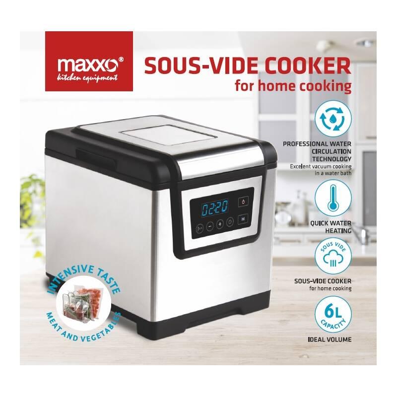 Vařič Sous-vide Maxxo SV06 černý nerez