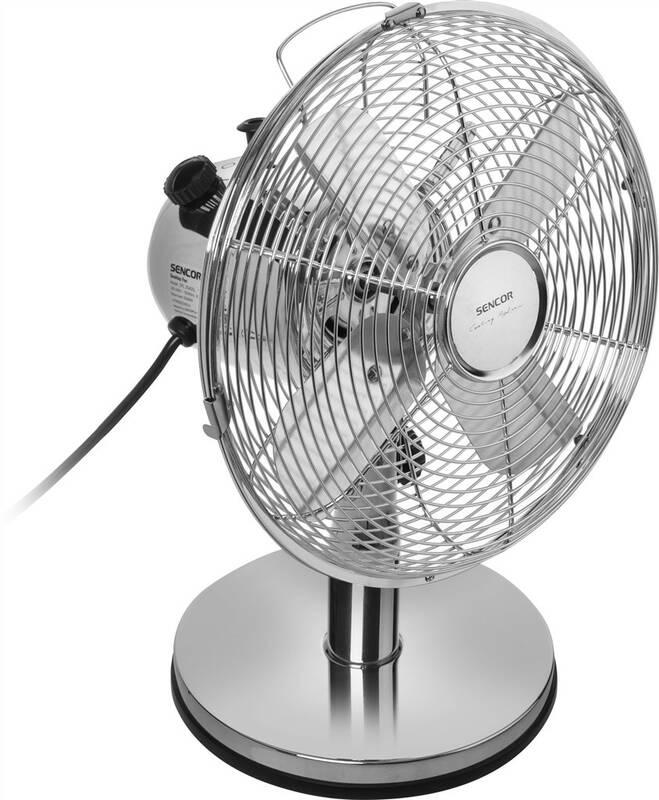 Ventilátor stolní Sencor SFE 2540SL nerez