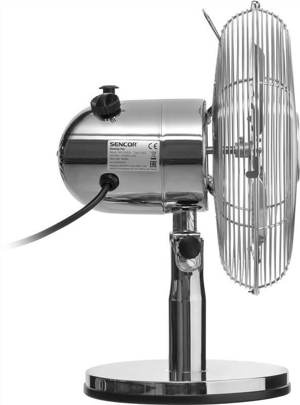 Ventilátor stolní Sencor SFE 2540SL nerez