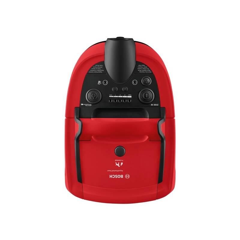 Víceúčelový vysavač Bosch BWD421PET červený