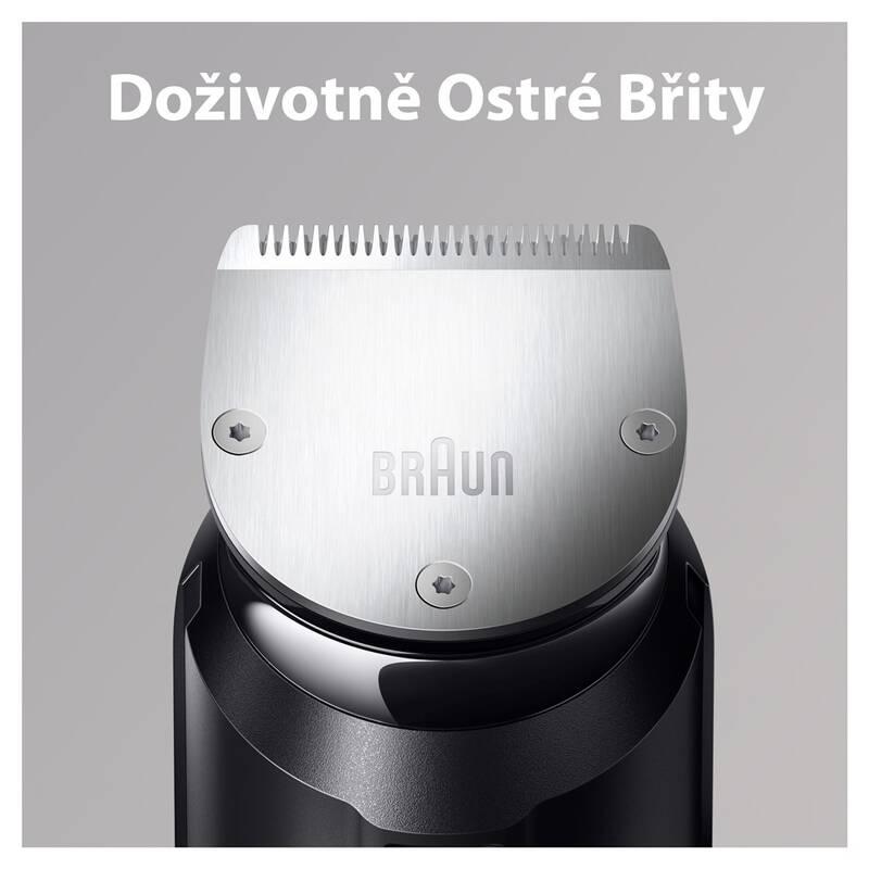 Zastřihovač vousů Braun BT7040 stříbrný