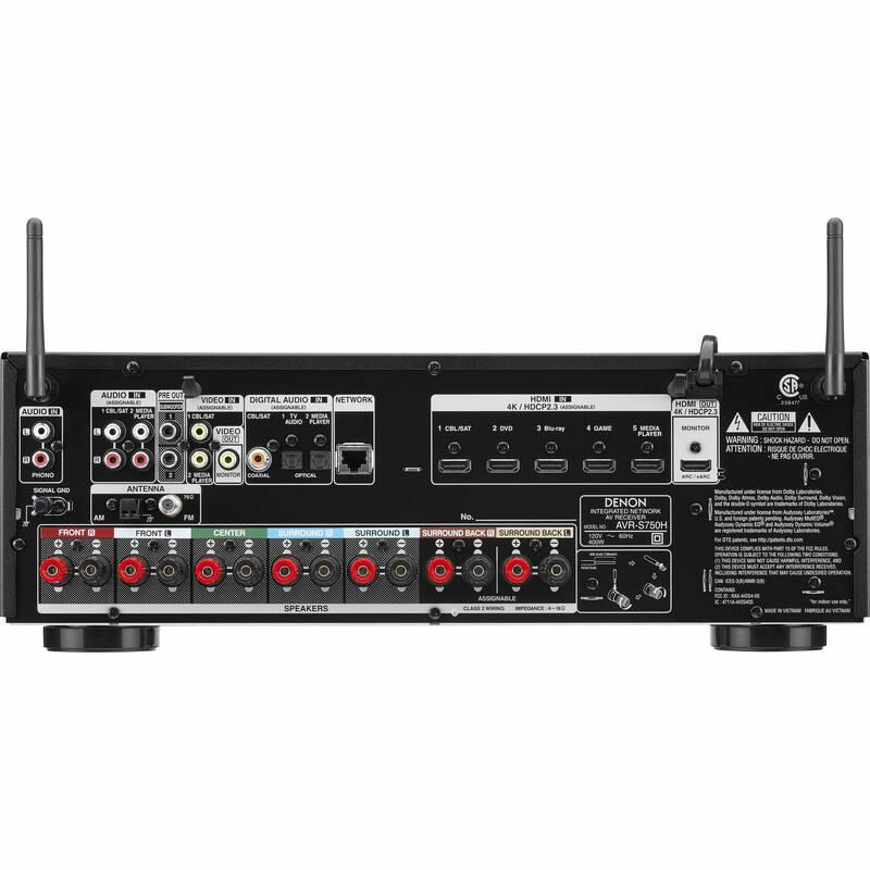 AV Receiver Denon AVR-S750H černý