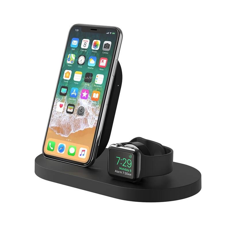 Bezdrátová nabíječka Belkin Boost Up pro iPhone Apple Watch USB-A port černá
