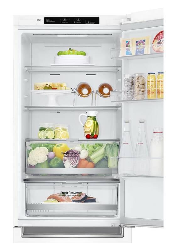 Chladnička s mrazničkou LG GBB71SWEFN bílá