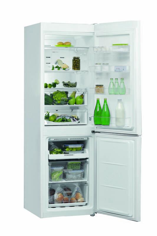 Chladnička s mrazničkou Whirlpool W7 821O W bílá