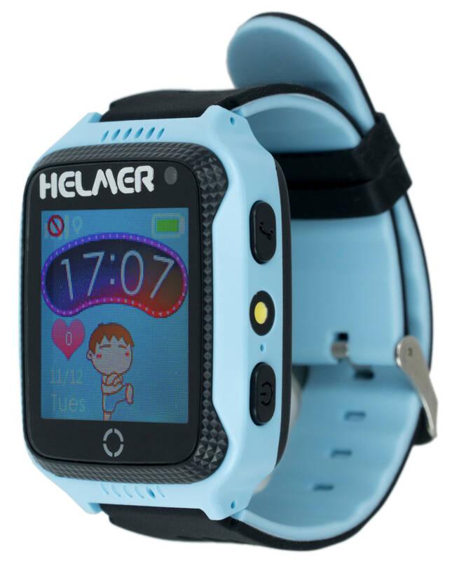 Chytré hodinky Helmer LK 707 dětské s GPS lokátorem modrý