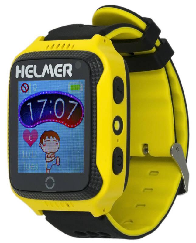 Chytré hodinky Helmer LK 707 dětské s GPS lokátorem žlutý, Chytré, hodinky, Helmer, LK, 707, dětské, s, GPS, lokátorem, žlutý