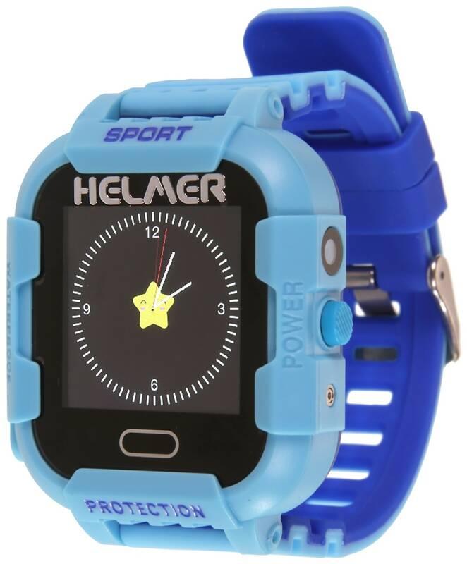 Chytré hodinky Helmer LK 708 dětské s GPS lokátorem modrý, Chytré, hodinky, Helmer, LK, 708, dětské, s, GPS, lokátorem, modrý