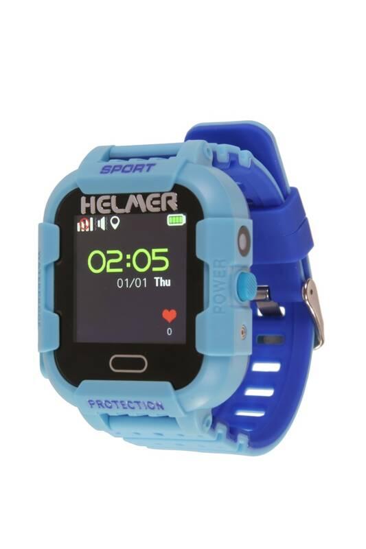 Chytré hodinky Helmer LK 708 dětské s GPS lokátorem modrý