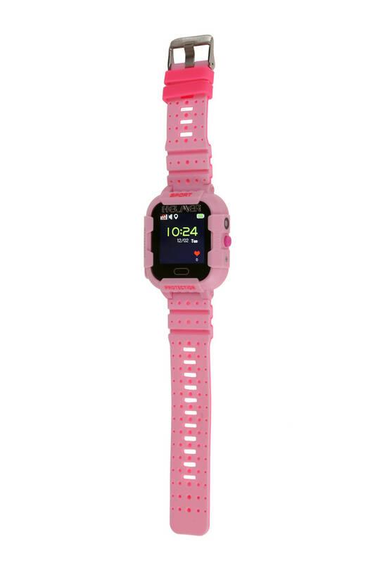 Chytré hodinky Helmer LK 708 dětské s GPS lokátorem růžový