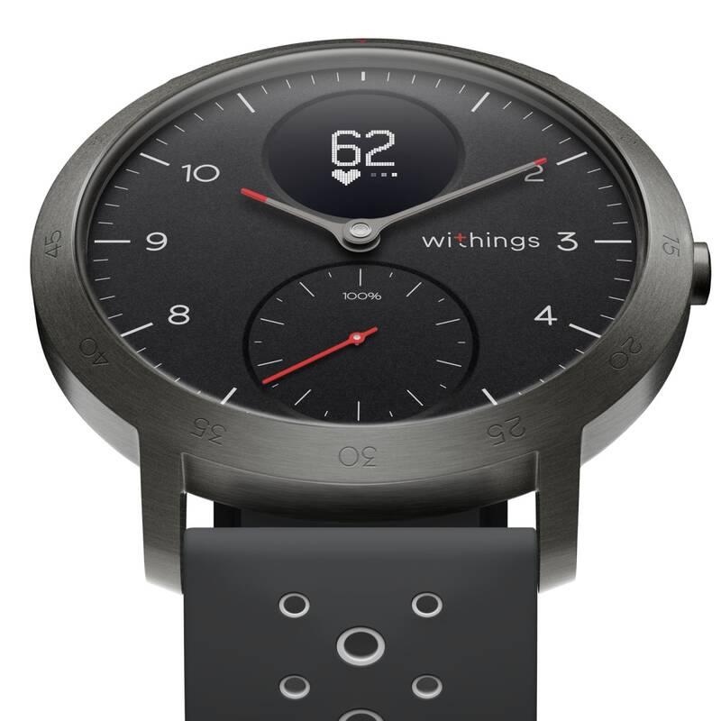 Chytré hodinky Withings Steel HR Sport černá