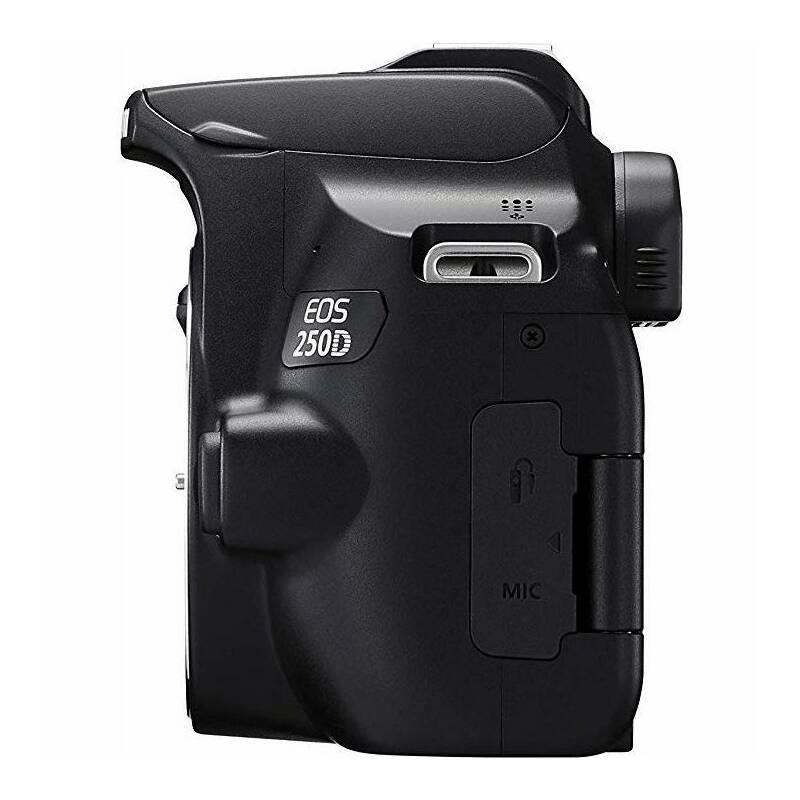 Digitální fotoaparát Canon EOS 250D 18-55 DC 75-300 DC černý, Digitální, fotoaparát, Canon, EOS, 250D, 18-55, DC, 75-300, DC, černý