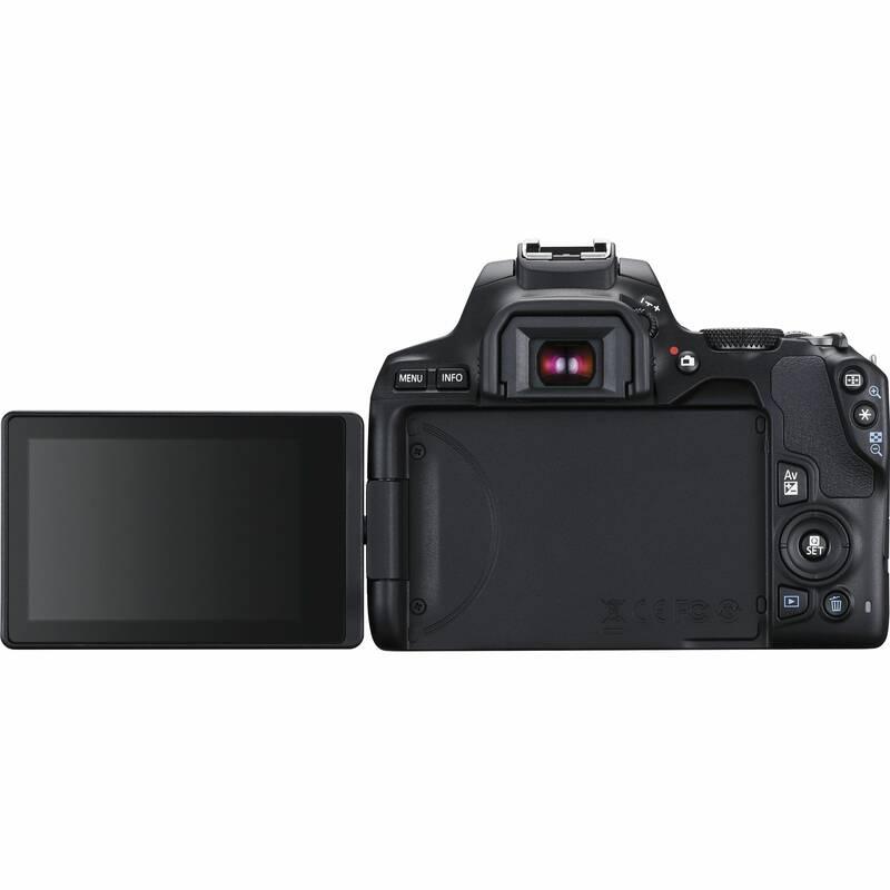 Digitální fotoaparát Canon EOS 250D 18-55 SB130 16GB karta černý