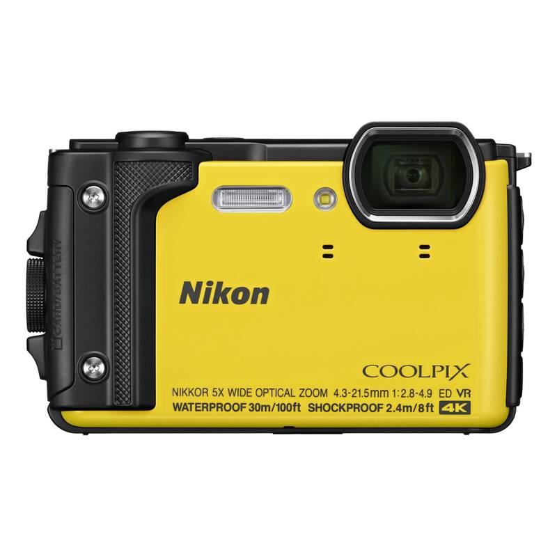 Digitální fotoaparát Nikon Coolpix W300 2 v 1 plovoucí popruh žlutý