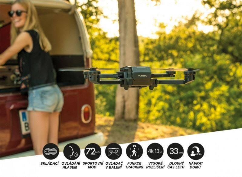 Dron YUNEEC Mantis Q X Pack černý