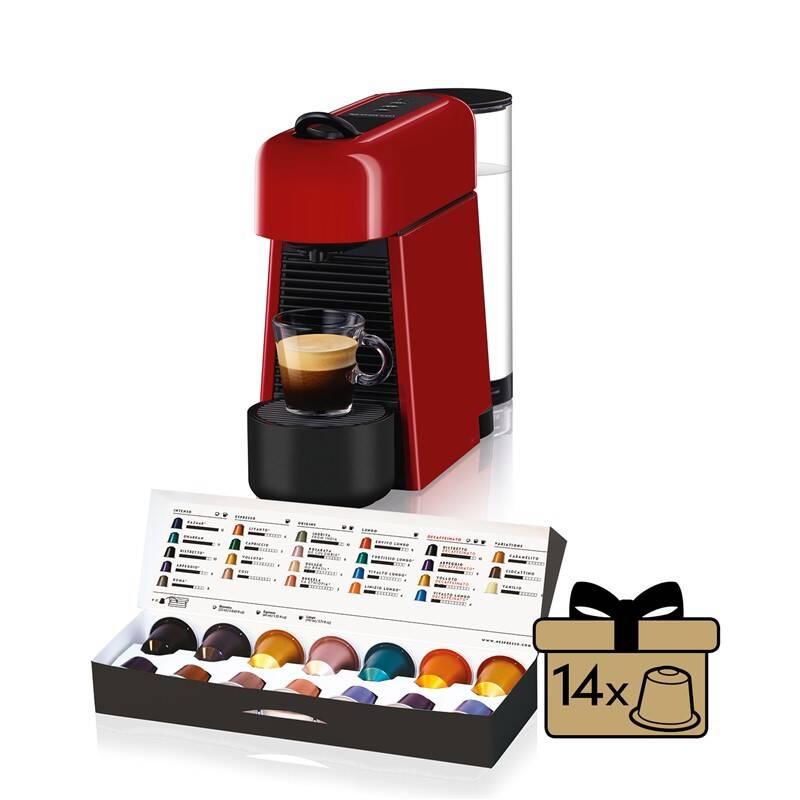 Espresso DeLonghi Nespresso Essenza Plus EN200.R červené