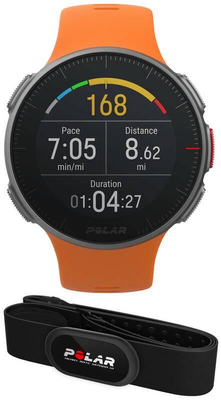 GPS hodinky Polar Vantage V s hrudním pásem oranžová