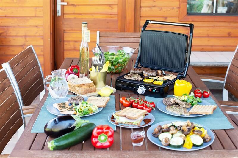 Gril Rohnson R-2320 stříbrný