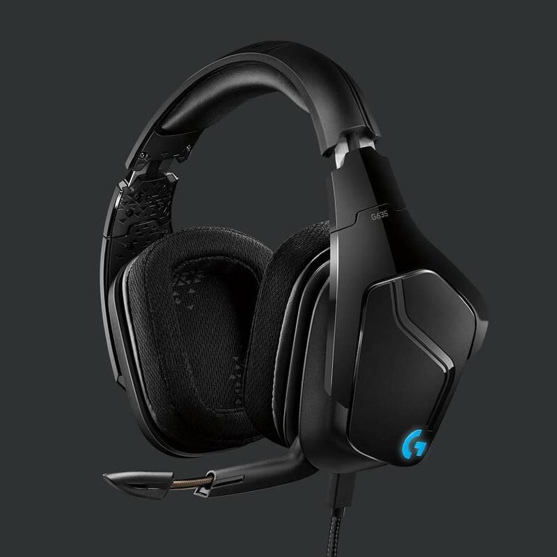 Headset Logitech Gaming G635 7.1 Surround Lightsync černý