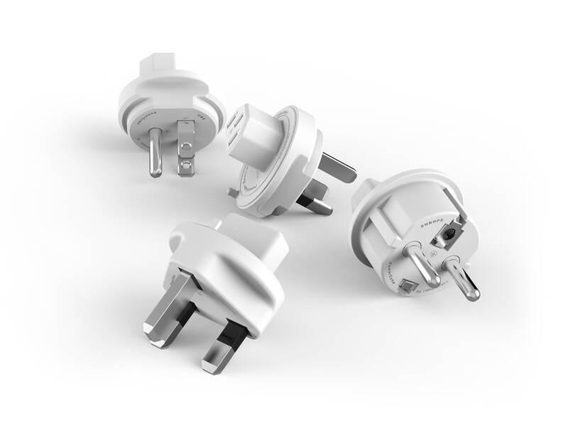 Kabel prodlužovací Powercube Rewirable USB Travel Plugs IEC, 4x zásuvka, 2x USB, 1m bílý fialový, Kabel, prodlužovací, Powercube, Rewirable, USB, Travel, Plugs, IEC, 4x, zásuvka, 2x, USB, 1m, bílý, fialový