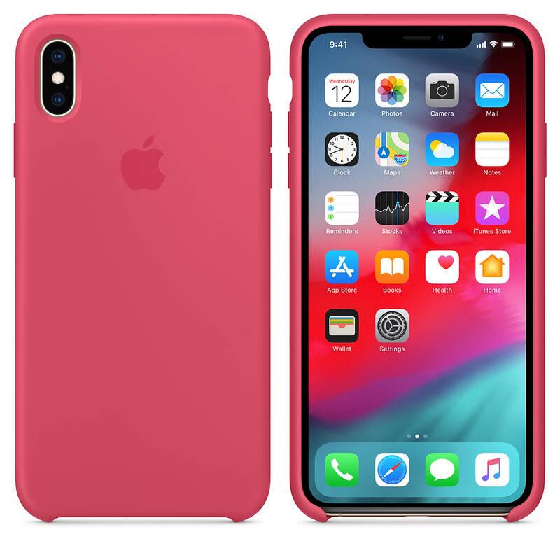 Kryt na mobil Apple Silicone Case pro iPhone Xs Max - ibiškový