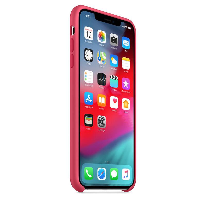 Kryt na mobil Apple Silicone Case pro iPhone Xs Max - ibiškový