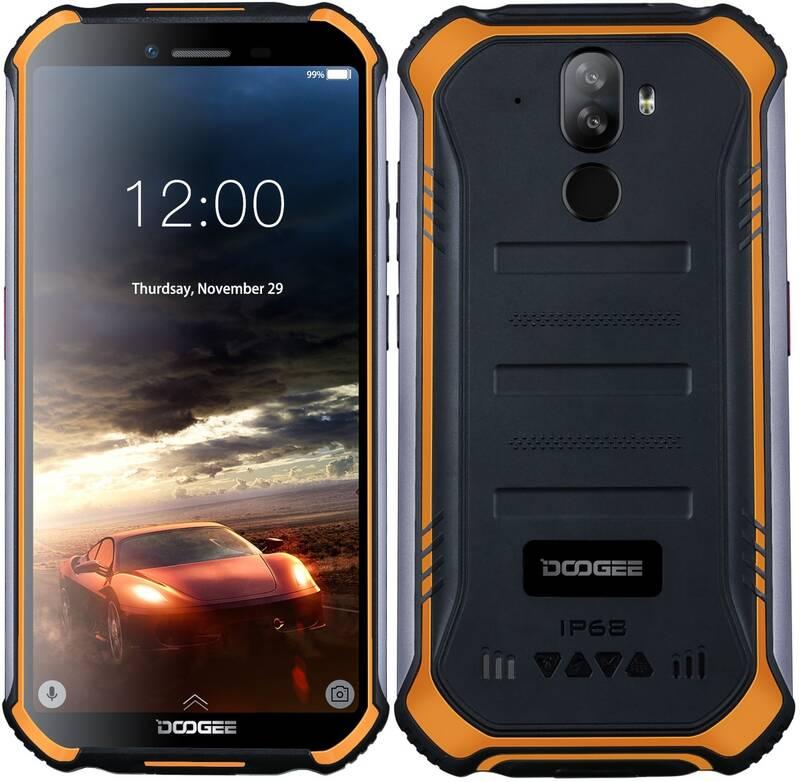 Mobilní telefon Doogee S40 oranžový, Mobilní, telefon, Doogee, S40, oranžový