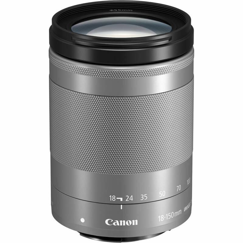 Objektiv Canon EF-M 18-150 mm f 3.5-6.3 IS STM - SELEKCE SIP stříbrný, Objektiv, Canon, EF-M, 18-150, mm, f, 3.5-6.3, IS, STM, SELEKCE, SIP, stříbrný