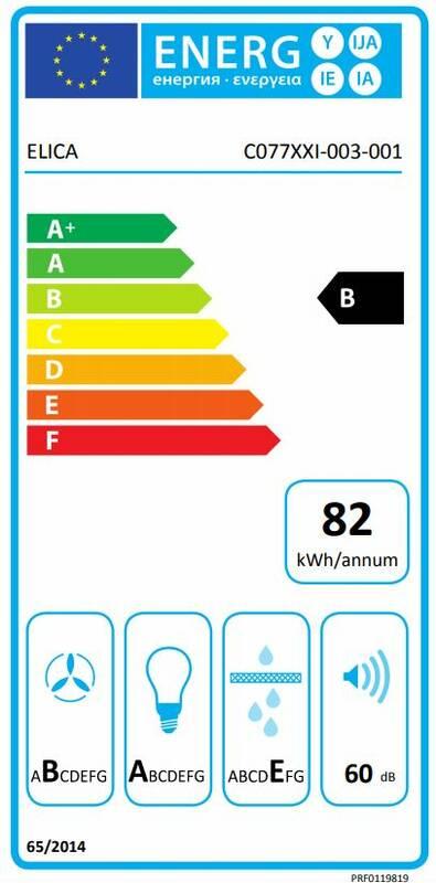 Odsavač par Elica SHIRE BL A 90 černý