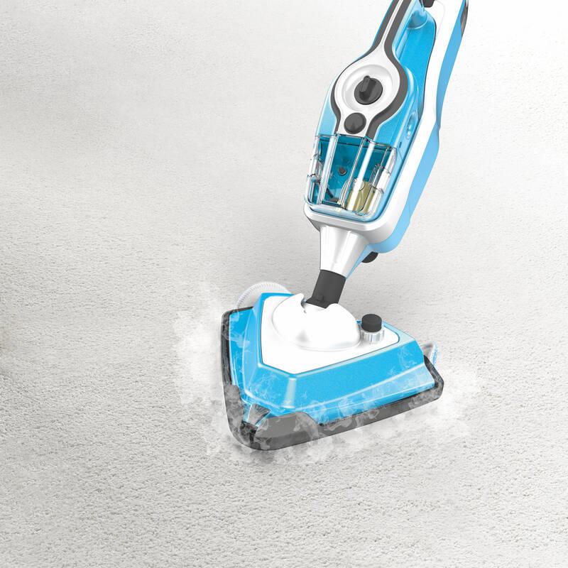 Parní mop Dirt Devil DD302-1 AquaClean 2in1 Multifunction Steam Cleaner bílý modrý
