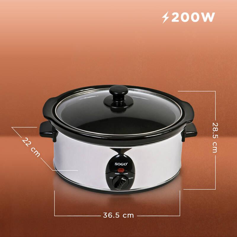 Pomalý hrnec SOGO SS-10055 nerez