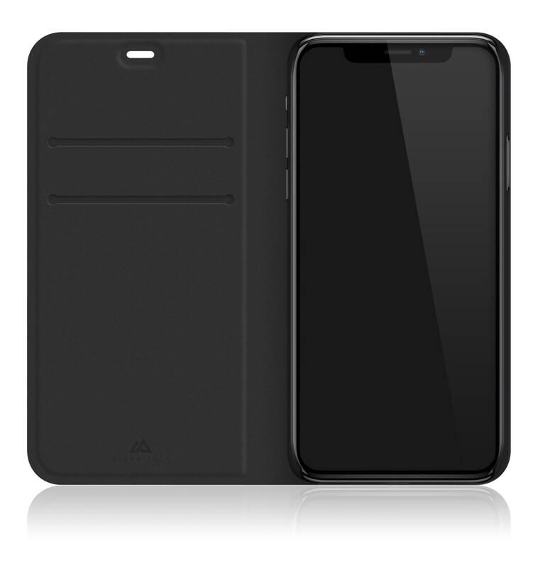 Pouzdro na mobil flipové Black Rock The Standard Booklet pro Apple iPhone X Xs černé