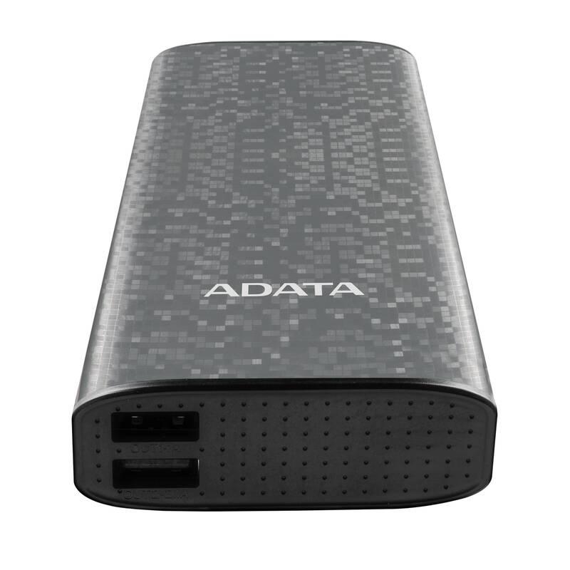 Powerbank ADATA P10000 10000mAh šedá