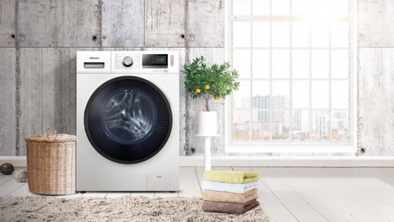 Pračka se sušičkou Hisense WDBL1014V bílá barva