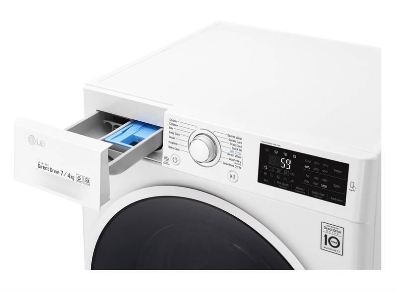 Pračka se sušičkou LG F2J6HM0W bílá barva