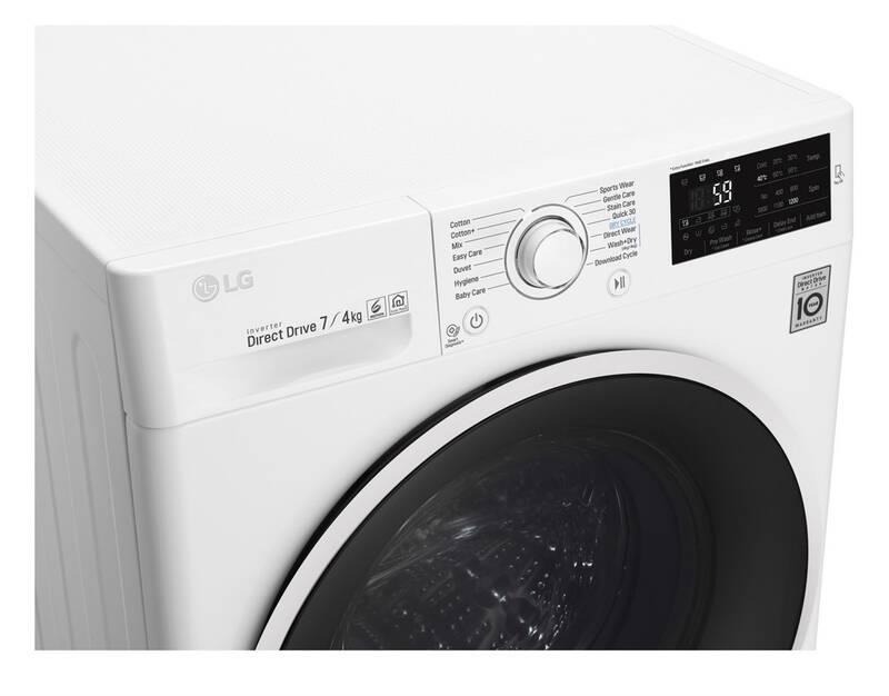 Pračka se sušičkou LG F2J6HM0W bílá barva, Pračka, se, sušičkou, LG, F2J6HM0W, bílá, barva