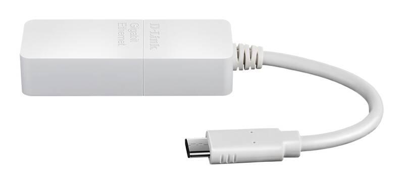 Redukce D-Link USB-C RJ45 bílá