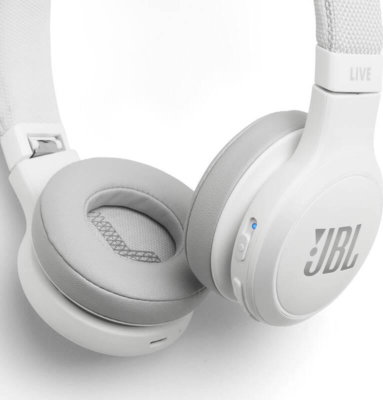 Sluchátka JBL LIVE 400BT bílá