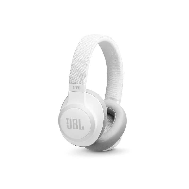 Sluchátka JBL LIVE 650BTNC bílá