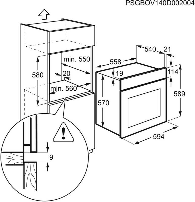 Trouba Zanussi ZOA35722XU