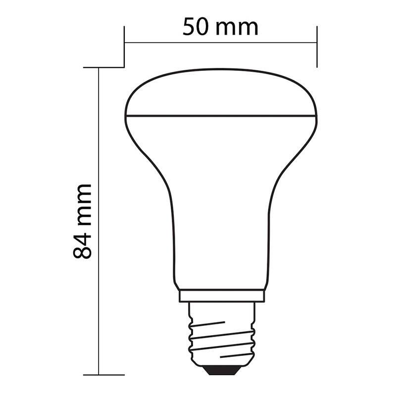 Žárovka LED McLED reflektor, E14, 5,5W, teplá bílá, Žárovka, LED, McLED, reflektor, E14, 5,5W, teplá, bílá