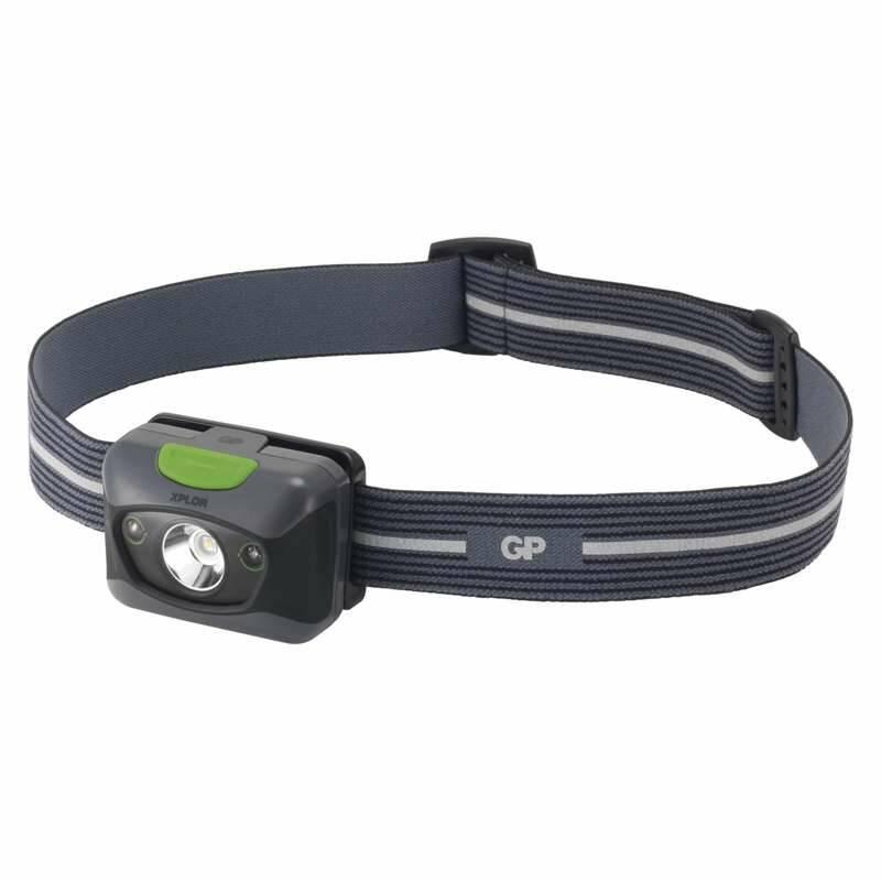 Čelovka GP 3 W LED 2× červená LED