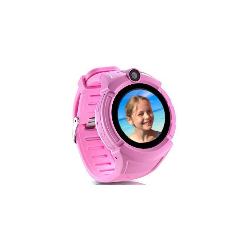 Chytré hodinky Carneo GuardKid GPS dětské růžový, Chytré, hodinky, Carneo, GuardKid, GPS, dětské, růžový