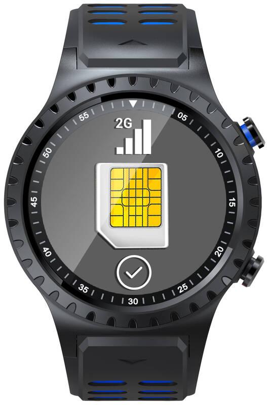 Chytré hodinky Evolveo SportWatch M1S modrý