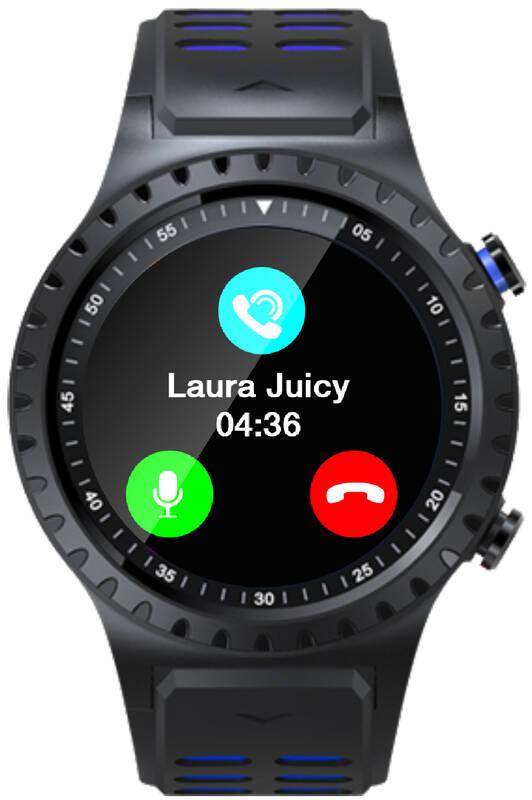 Chytré hodinky Evolveo SportWatch M1S modrý