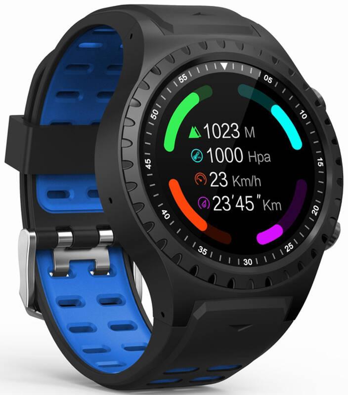 Chytré hodinky Evolveo SportWatch M1S modrý