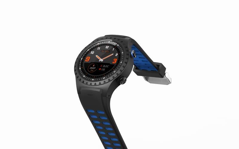 Chytré hodinky Evolveo SportWatch M1S modrý