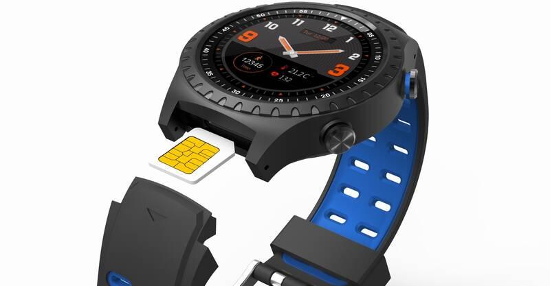 Chytré hodinky Evolveo SportWatch M1S modrý